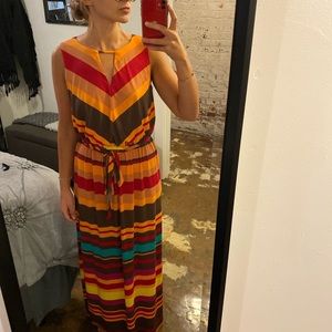 sunshine stripey maxi dress ☀️